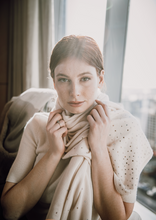 Load image into Gallery viewer, Luly Luxe Signature Cashmere Shawl with Swarovski Crystals