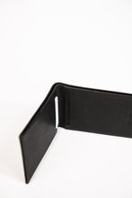 Load image into Gallery viewer, Men&#39;s black smooth leather wallet