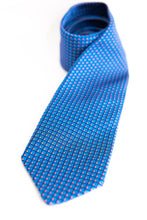 Load image into Gallery viewer, Blue Jacquard Necktie