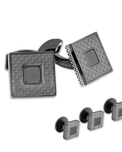 Load image into Gallery viewer, Square Cufflink and Stud Set- SOLD OUT