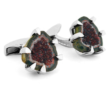 Load image into Gallery viewer, Geode Cufflinks- SOLD OUT