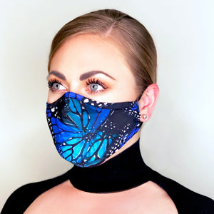 Monarch Blue Face Mask
